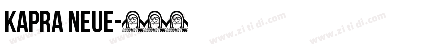 kapra neue字体转换